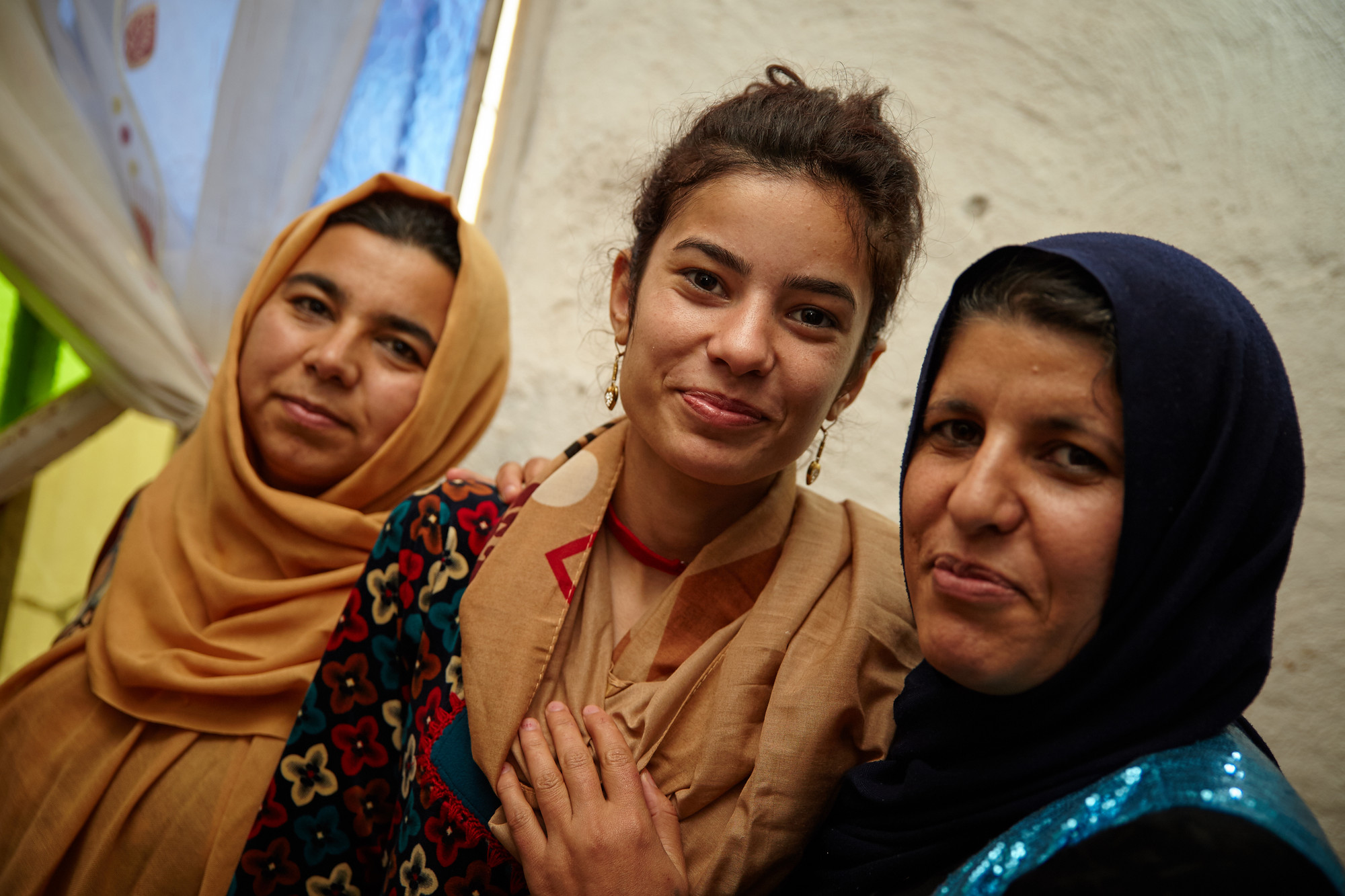 Group of three Syrian participants in KRI