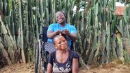 Mary Danga braiding hair