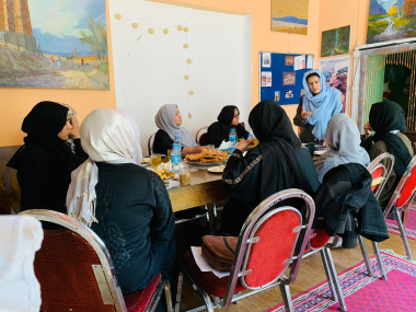 Women in Afghanistan engaging with the consultation. Credit: Women for Women International